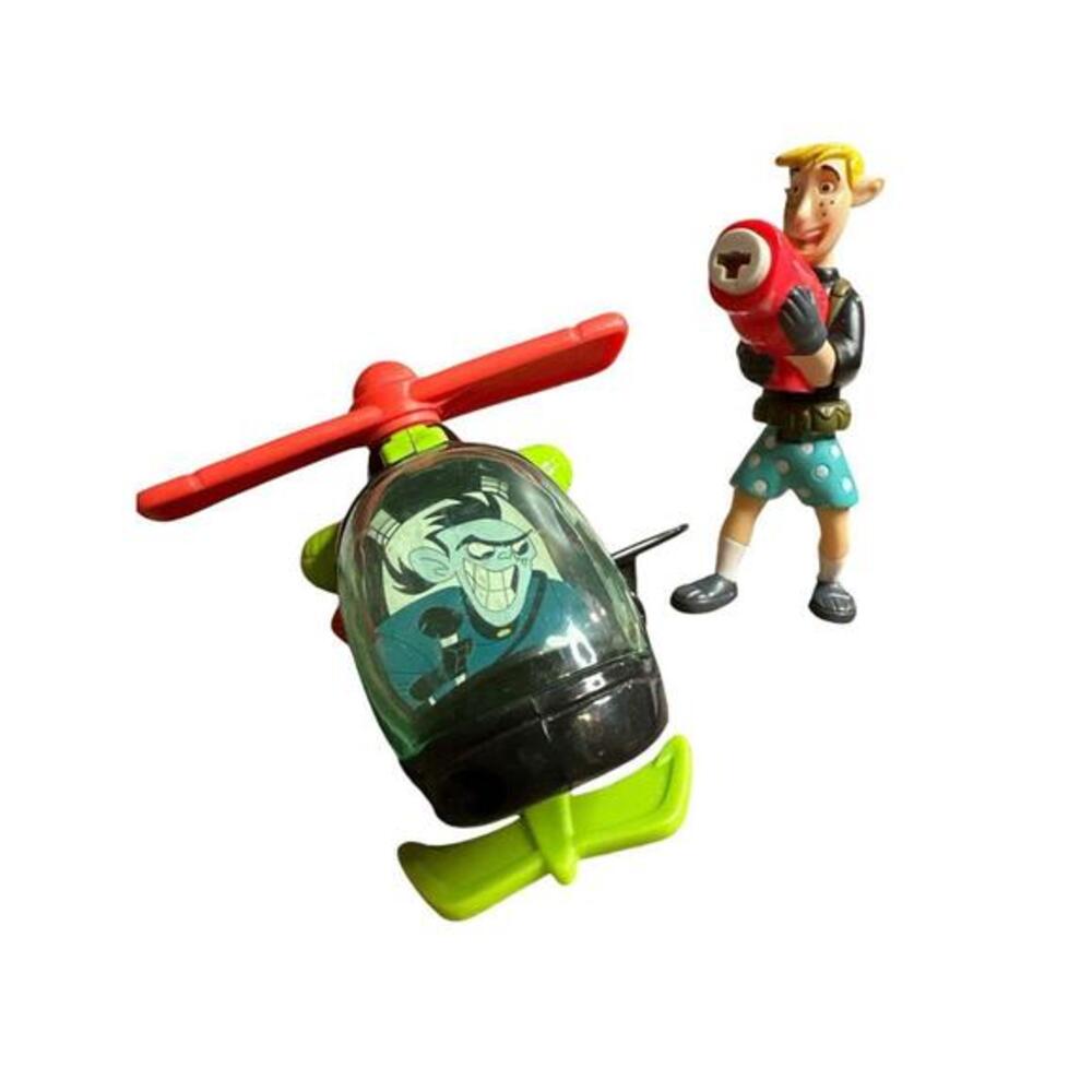 2003 Kim Possible McDonalds Happy Meal Toy - Drakken's Helicopter #3